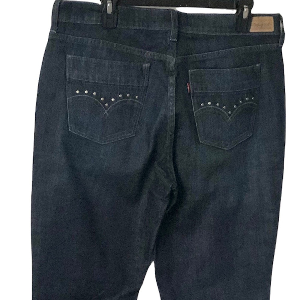 Levis 515 Women Blue Jeans Bootcut Two Pockets Front and Back Zipper Button 14 - Picture 4 of 15
